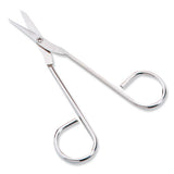 First Aid Only™ Scissors, Pointed Tip, 4.5" Long, Nickel Straight Handle freeshipping - TVN Wholesale 