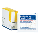 Gauze Dressing Pads, Sterile, 3 X 3, 10 Dual-pads-box