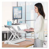Fellowes® Lotus Sit-stands Workstation, 32.75" X 24.25" X 5.5" To 22.5", Black freeshipping - TVN Wholesale 
