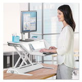 Fellowes® Lotus Sit-stands Workstation, 32.75" X 24.25" X 5.5" To 22.5", White freeshipping - TVN Wholesale 