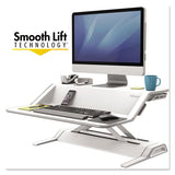 Fellowes® Lotus Sit-stands Workstation, 32.75" X 24.25" X 5.5" To 22.5", White freeshipping - TVN Wholesale 