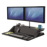 Fellowes® Lotus Sit-stands Workstation, 32.75" X 24.25" X 5.5" To 22.5", White freeshipping - TVN Wholesale 