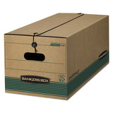 Bankers Box® Stor-file Medium-duty Strength Storage Boxes, Letter Files, 12.25" X 24" X 10.75", Kraft-green, 12-carton freeshipping - TVN Wholesale 