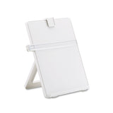 Fellowes® Non-magnetic Desktop Copyholder, 25 Sheet Capacity, Plastic, Platinum freeshipping - TVN Wholesale 