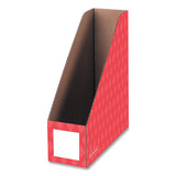 Bankers Box® Cardboard Magazine File, 4 1-4 X 11 3-8 X 12 7-8, Assorted, 6-pk freeshipping - TVN Wholesale 