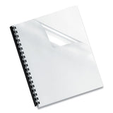 Fellowes® Crystals Presentation Covers With Square Corners, 11 X 8 1-2, Clear, 200-pack freeshipping - TVN Wholesale 