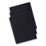 Linen Texture Binding System Covers, 11-1-4 X 8-3-4, Navy, 200-pack