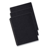 Fellowes® Linen Texture Binding System Covers, 11.25 X 8.75, Black, 200-pack freeshipping - TVN Wholesale 