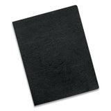 Fellowes® Executive Leather-like Presentation Cover, Round, 11-1-4 X 8-3-4, Black, 200-pk freeshipping - TVN Wholesale 