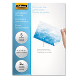 Fellowes® Self-adhesive Laminating Pouches, 5 Mil, 4.25" X 6.25", Gloss Clear, 5-pack freeshipping - TVN Wholesale 