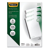 Fellowes® Futura Binding System Covers, Square Corners, 11 X 8 1-2, Frost, 25-pack freeshipping - TVN Wholesale 