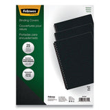 Fellowes® Futura Binding System Covers, Round Corners, 11 1-4 X 8 3-4, Black, 25-pack freeshipping - TVN Wholesale 