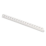 Fellowes® Plastic Comb Bindings, 1-2" Diameter, 90 Sheet Capacity, White, 100 Combs-pack freeshipping - TVN Wholesale 