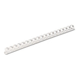 Fellowes® Plastic Comb Bindings, 1-2" Diameter, 90 Sheet Capacity, White, 100 Combs-pack freeshipping - TVN Wholesale 