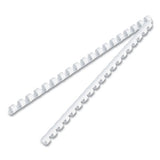 Fellowes® Plastic Comb Bindings, 5-16" Diameter, 40 Sheet Capacity, White, 100 Combs-pack freeshipping - TVN Wholesale 