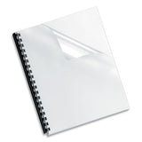 Fellowes® Crystals Presentation Covers W-square Corner, 3-hole, 11 X 8 1-2, Clear, 100-pk freeshipping - TVN Wholesale 