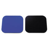 Fellowes® Polyester Mouse Pad, Nonskid Rubber Base, 9 X 8, Blue freeshipping - TVN Wholesale 