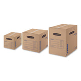 Bankers Box® Smoothmove Basic Moving Boxes, Small, Regular Slotted Container (rsc), 16" X 12" X 12", Brown Kraft-blue, 25-bundle freeshipping - TVN Wholesale 