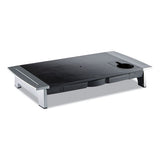 Fellowes® Office Suites Premium Monitor Riser, 27" X 14" X 4" To 6.5", Black-silver freeshipping - TVN Wholesale 