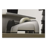 Fellowes® Office Suites Desktop Tape Dispenser, Heavy Base, 1" Core, Plastic, Black-silver freeshipping - TVN Wholesale 