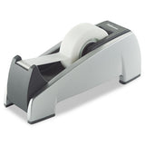 Fellowes® Office Suites Desktop Tape Dispenser, Heavy Base, 1" Core, Plastic, Black-silver freeshipping - TVN Wholesale 