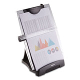 Fellowes® Office Suites Desktop Copyholder With Memo Board, 150 Sheet Capacity, Plastic, Black-silver freeshipping - TVN Wholesale 