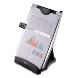 Fellowes® Office Suites Desktop Copyholder With Memo Board, 150 Sheet Capacity, Plastic, Black-silver freeshipping - TVN Wholesale 