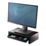 Fellowes® Designer Suites Monitor Riser, For 21" Monitors, 16" X 9.38" X 4.38" To 6", Black Pearl, Supports 40 Lbs freeshipping - TVN Wholesale 