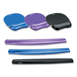 Fellowes® Gel Crystals Mouse Pad With Wrist Rest, 7.87" X 9.18", Blue freeshipping - TVN Wholesale 