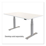 Fellowes® Cambio Height Adjustable Desk Base, 72" X 30" X 24.75" To 50.25", Silver freeshipping - TVN Wholesale 
