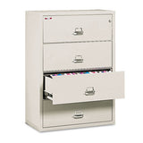 FireKing® Insulated Lateral File, 2 Legal-letter-size File Drawers, Parchment, 37.5" X 22.13" X 27.75" freeshipping - TVN Wholesale 