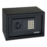 FireKing® Small Personal Safe, 0.3 Cu Ft, 12.19w X 7.56d X 7.88h, Black freeshipping - TVN Wholesale 