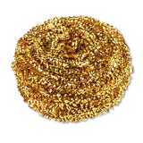 Kurly Kate® Brass Scrubber, 50 G, Gold, 72-carton freeshipping - TVN Wholesale 