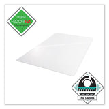 Floortex® Cleartex Ultimat Chair Mat For High Pile Carpets, 60 X 48, Clear freeshipping - TVN Wholesale 
