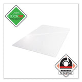 Floortex® Cleartex Ultimat Xxl Polycarbonate Chair Mat For Hard Floors, 60 X 79, Clear freeshipping - TVN Wholesale 