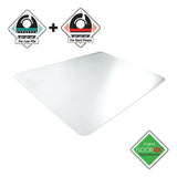 Floortex® Cleartex Unomat Anti-slip Chair Mat For Hard Floors-flat Pile Carpets, 60 X 48, Clear freeshipping - TVN Wholesale 