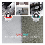 Floortex® Cleartex Unomat Anti-slip Chair Mat For Hard Floors-flat Pile Carpets, 60 X 48, Clear freeshipping - TVN Wholesale 