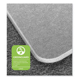 Floortex® Cleartex Megamat Heavy-duty Polycarbonate Mat For Hard Floor-all Carpet, 46 X 60, Clear freeshipping - TVN Wholesale 