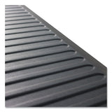 Floortex® Afs-tex 6000x Anti-fatigue Mat, Rectangular, 23 X 67, Midnight Black freeshipping - TVN Wholesale 
