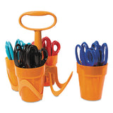 Fiskars® Classpack Caddy, Pointed, Tip, 5" Long, 1.6" Cut Length, Assorted Straight Handles, 24-set freeshipping - TVN Wholesale 
