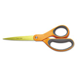 Fiskars® Premier Classic Scissors, 8" Long, Orange Straight Handle freeshipping - TVN Wholesale 