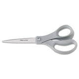 Fiskars® Contoured Performance Scissors, 8" Long, 3.5" Cut Length, Gray Straight Handle freeshipping - TVN Wholesale 
