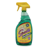 Sparkle Green Formula Glass Cleaner, 33.8 Oz Bottle, 12-carton freeshipping - TVN Wholesale 