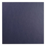 GBC® Leather Look Presentation Covers For Binding Systems, 11.25 X 8.75, Navy, 100 Sets-box freeshipping - TVN Wholesale 