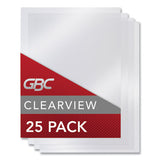 GBC® Design View Binding System Covers, 11.25 X 8.75, Frost, 25-pack freeshipping - TVN Wholesale 