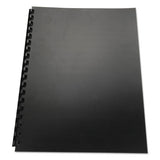 GBC® 100% Recycled Poly Binding Cover, 11 X 8 1-2, Black, 25-pack freeshipping - TVN Wholesale 