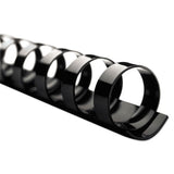 GBC® Combbind Standard Spines, 1-4" Diameter, 25 Sheet Capacity, Black, 100-box freeshipping - TVN Wholesale 