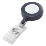 GBC® Badgemates Plastic Retractable Name Badge Reel, 3 Ft Extension, Gray, 25-box freeshipping - TVN Wholesale 
