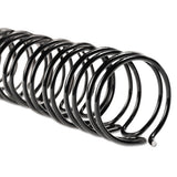GBC® Wirebind Spines, 1-4" Diameter, 55 Sheet Capacity, Black, 100-box freeshipping - TVN Wholesale 