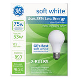 GE Halogen A-line Bulb, A19, 100 W, 2-pack freeshipping - TVN Wholesale 